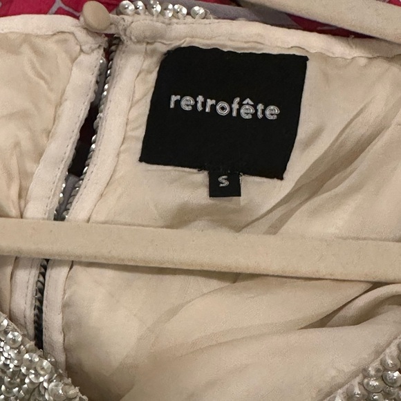 RETROFETE Selma Champagne Sequin Dress Size S - Picture 13 of 14